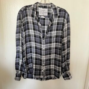 Frank & Eileen - Eileen Plaid Relaxed Button-Up Shirt size M